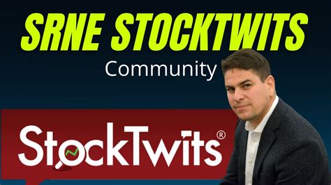 Share your ideas and get valuable insights from the community of like minded traders. . Srne stocktwits